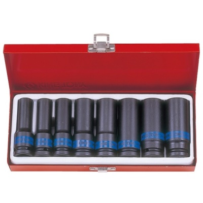 Bộ tuýp 1/2″ 8pcs (12-24mm) Đen-Dài 4410MP01 Kingtony