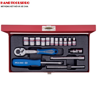 Bộ tuýp 16 chi tiết hệ inch Kingtony 2516SR