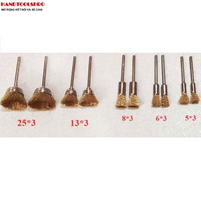 Chổi Cước Đồng Công Nghiệp 6 X3mm cán 3mm (Bịch 50 cái)