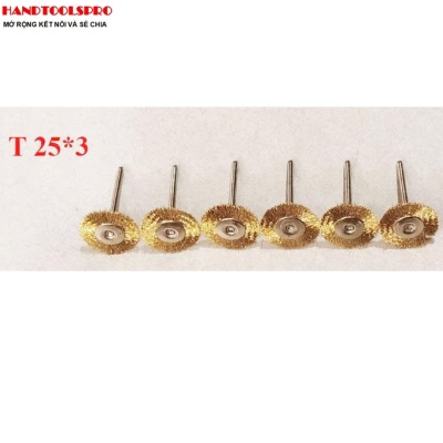 Chổi Cước Đồng Công Nghiệp T25 X3mm cán 3mm (Bịch 50 cái)