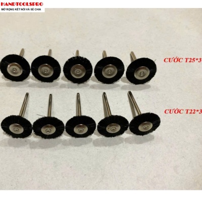 Chổi Cước Nilon Công Nghiệp T22 X3mm cán 3mm (Bịch 100 cái)