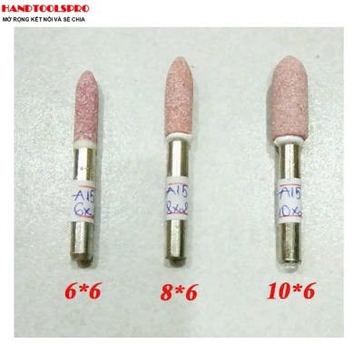 ĐÁ MÀI CÀ LEM HÌNH NHỌN A15 8x6mm CÁN 6MM (BỊCH 50C)