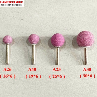 ĐÁ MÀI CÀ LEM HÌNH TRÒN A25 25x6mm CÁN 6MM (BỊCH 50C)