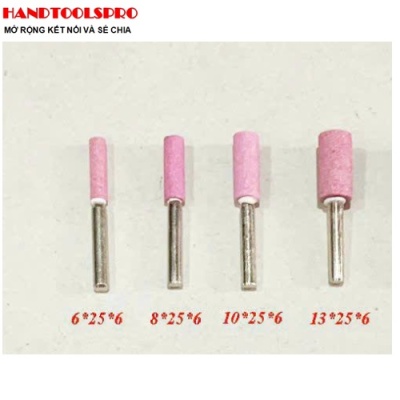 ĐÁ MÀI CÀ LEM HÌNH TRỤ 8x25X6mm CÁN 6MM (BỊCH 50C)