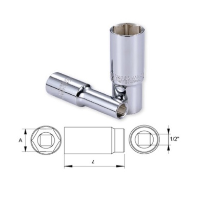 Đầu tuýp dài 1/2″ lục giác 17mm Crossman 96-425