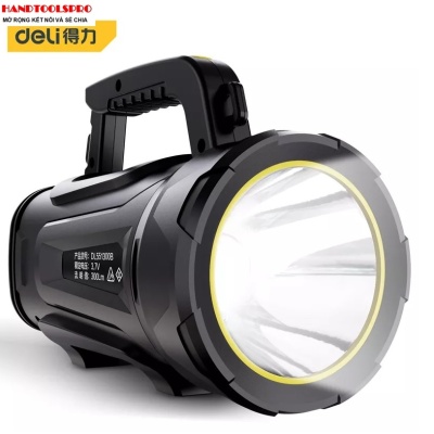 Đèn pin cầm tay Led Sạc USB DELI DL551300B