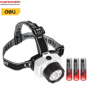 Đèn pin đội đầu Led DELI EDL551401