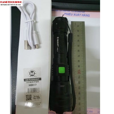 Đèn pin sạc USB C-MART H0017