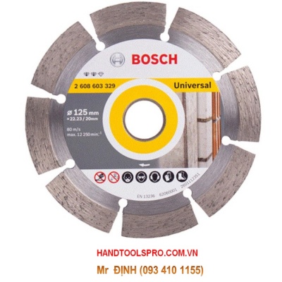 Đĩa cắt đa năng Bosch 125x22.23x12mm - 2608603329