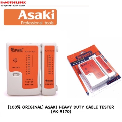 Dụng cụ test kết nối cáp LAN ASAKI model AK-9170