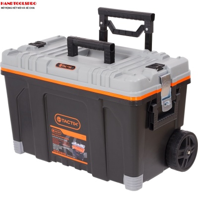 Hộp dụng cụ nhựa có bánh xe 64,2 x 38,3 x 41 cm TACTIX 320302