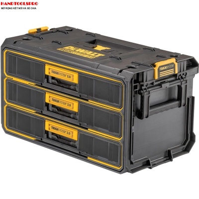 Hộp đựng dụng cụ (nhựa) 3 ngăn  535x330x305mm TOUGH SYSTEM Dewalt DWST08330-1