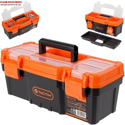 Hộp đựng dụng cụ TACTIX mã 320103 33 x 15.4 x 13.2 cm