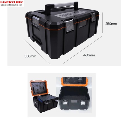 Hộp nhựa đựng dụng cụ (size M-40L) 46 x 35.7 x 25.3 cm Kendo - 90262