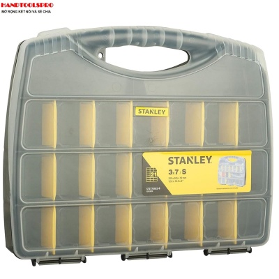 Hộp nhựa nhiều ngăn đựng linh kiện 21 ngăn 320x265x50mm STANLEY STST73822-8