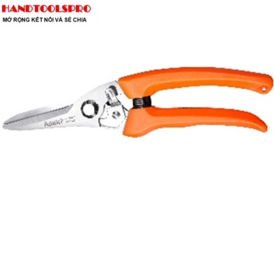 Kéo tỉa cành lưỡi cong Lưỡi Inox 8 inch ASAKI AK-8644