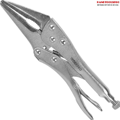 Kìm bấm hàm thẳng mũi dài, bằng thép CR-V kích thước 9 inches (230mm) WP231040 WORKPRO