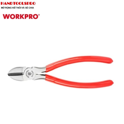 Kìm cắt cán đỏ 6 inch Workpro WP231006