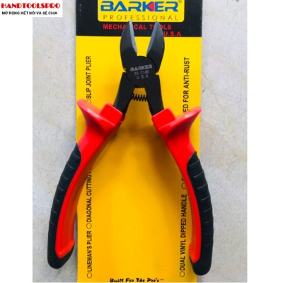 Kìm cắt cán đỏ đen 7-1/2 inch BARKER 95-217B 95-216B