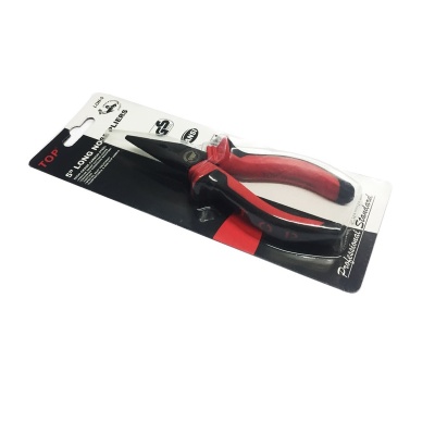 Kìm Nhọn 5 (130mm) Cán Đỏ Đen Top - LON-5