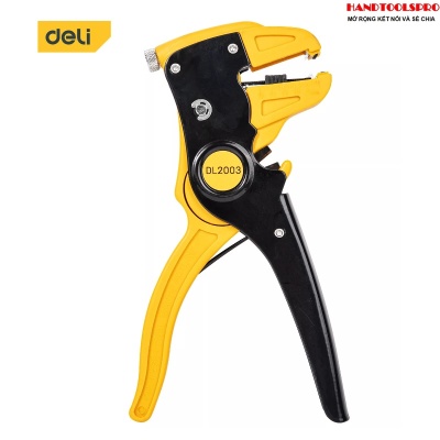 Kìm tuốt dây điện mỏ vịt 165mm EDL2003 DELI 