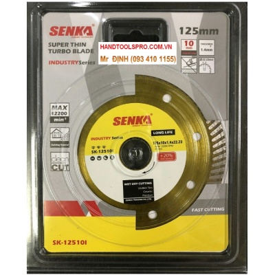 Lưỡi cắt đa năng 125 x 1.3 x 10 x 22.2 mm SENKA SK-12510I (Hộp 10 cái)