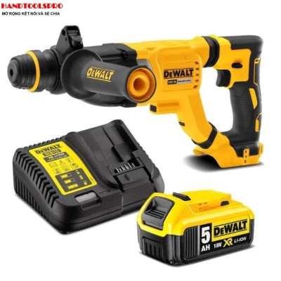 MÁY KHOAN 3 CHỨC NĂNG KHÔNG CHỔI THAN 18V DEWALT DCH263P2-KR (1 Sạc+ 2 Pin 5Ah)