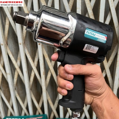 Máy mở bu lông ô tô ,xe máy siêu mạnh 3/4 inch  2 búa 1355N.m TOTAL TAT40341