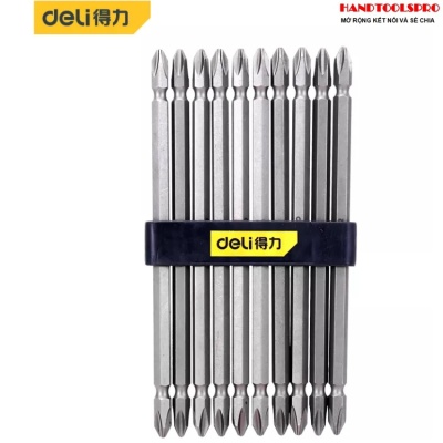 Mũi Vít 2 Đầu Xanh Dài PH2X150mm DELI DL6907