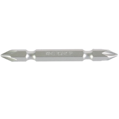 Mũi Vít 2 Đầu Xi Trắng PH3x65mm KINGTONY 136503P (vỉ 10 cây)