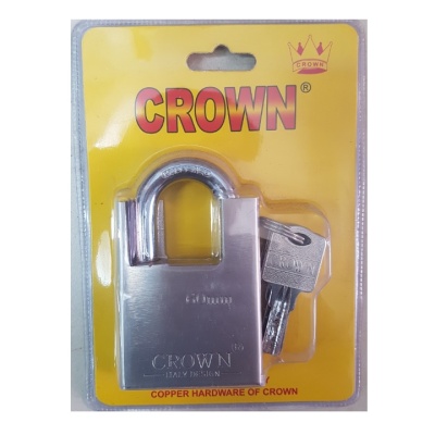 Ổ khóa trắng chống cắt 60mm CROWN
