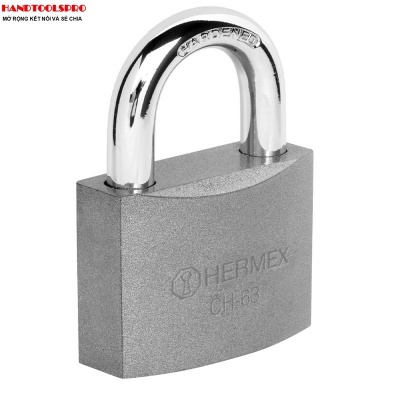 Ổ khóa treo hợp kim 63mm Hermex 43803 (CHB-63)