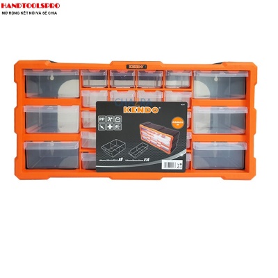 Tủ đựng linh kiện 22 ngăn KENDO 90247 25 x 50 x 16 cm