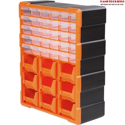 Tủ đựng linh kiện ốc vít 39 ngăn TACTIX A005 47.5 x 38.5 x 16.2 cm (320644)