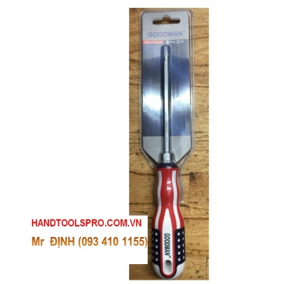 Tua Vít 2 đầu dẹp và bake cao cấp Mỹ GOODMAN 6x150mm
