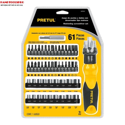TUỐT NƠ VÍT 35 CHI TIẾT PRETUL 22976 (AUTO-61)