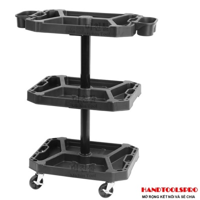 Xe dịch vụ ba khay đựng dụng cụ 52,9 x 39,9 x 86,9 cm TACTIX 326085