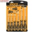 Bộ 8 tuốc nơ vít dẹp và bake đa năng INGCO HKSD0828