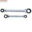 Bộ cờ lê  2 đầu vòng tự động 4 in1 8-19 mm Kingtony 14902MR01 (Ratcheting Ring Wrench & Set)