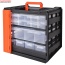 Bộ hộp đựng trong suốt TACTIX 320047 39.4 x 40.4 x 30.7 cm