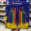Bộ lục giác 2 trong 1 đầu bi và đầu bông 18 món dài (nhiều màu sắc) 1.5-10mm và T10-T50  KL-018
