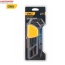 Bộ lục giác đầu bằng xi đen 9 chi tiết 1.5-10mm DELI EDL231209H