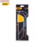 Bộ lục giác đầu bằng xi đen dài 9 chi tiết 1.5-10mm DELI EDL231309H