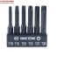 Bộ Mũi xiết vít bông có lỗ 6 cây T10-T30 dài 110mm Kingtony 1004C6UQ