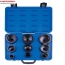 Bộ tuýp 1/2-3/4 inch 9pcs mỏ khóa trong đen ngắn  Kingtony 7K09MP