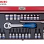 Bộ tuýp 24 chi tiết hệ mét 3/8 inch 6-19mm Kingtony 3524MR