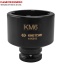 Đầu tuýp 1/2 inch mỏ khóa trong đen ngắn TMFS8 sise 58mm Kingtony 44K858M