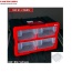 Hộp đựng nhựa linh kiện 4 ngăn 29.5 X 19.5 X16cm BISON BS386881C