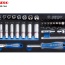 Khay tuýp 44 chi tiết hệ inch KINGTONY 9-2044SRV