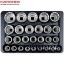 Khay tuýp bông 27 chi tiết 1/2 inch KINGTONY 9-4057MR